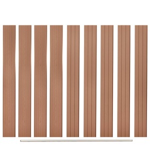 vidaXL, vidaXL Ersatz-Zaunbretter 9 Stück WPC 170 cm Braun, vidaXL Ersatz-Zaunbretter 9 Stk. WPC 170 cm Braun