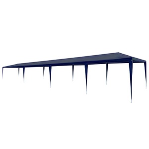 Partyzelt 3 x 12 m PE Blau
