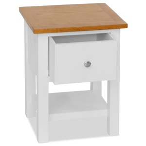 Diverse Hardware, Nachttisch 36 x 30 x 47 cm Massive Eiche, vidaXL Nachttisch 36x30x47 cm Massivholz Eiche
