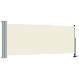 Diverse Hardware, Ausziehbare Seitenmarkise 100 x 300 cm Creme