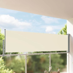 Diverse Hardware, Ausziehbare Seitenmarkise 100 x 300 cm Creme