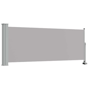 Diverse Hardware, Ausziehbare Seitenmarkise 100 x 300 cm Grau