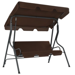 Diverse Hardware, Hollywoodschaukel Kaffeebraun 170 x 110 x 153 cm, vidaXL Hollywoodschaukel Kaffeebraun 170×110×153 cm