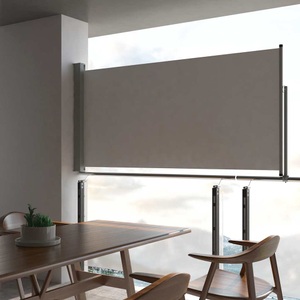 Diverse Hardware, Ausziehbare Seitenmarkise 120 x 300 cm Grau, vidaXL Ausziehbare Seitenmarkise 120x300 cm Grau