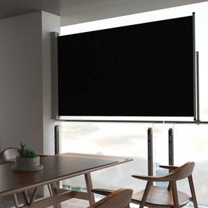 Diverse Hardware, Ausziehbare Seitenmarkise 140 x 300 cm Schwarz, vidaXL Ausziehbare Seitenmarkise 140x300 cm Schwarz