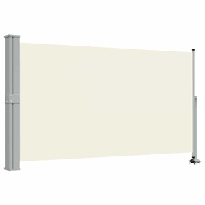 Diverse Hardware, Ausziehbare Seitenmarkise 140 x 300 cm Creme