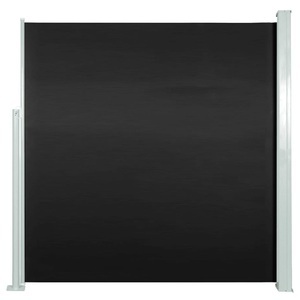 Diverse Hardware, Ausziehbare Seitenmarkise 140 x 300 cm Schwarz, vidaXL Ausziehbare Seitenmarkise 140x300 cm Schwarz
