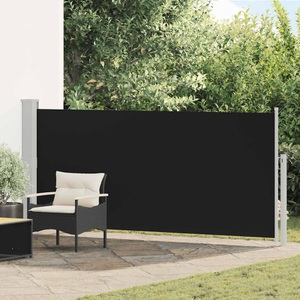 Diverse Hardware, Ausziehbare Seitenmarkise 140 x 300 cm Schwarz