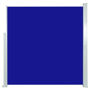 Diverse Hardware, Ausziehbare Seitenmarkise 140 x 300 cm Blau, vidaXL Ausziehbare Seitenmarkise 140x300 cm Blau