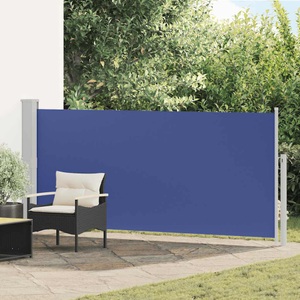 Diverse Hardware, Ausziehbare Seitenmarkise 140 x 300 cm Blau