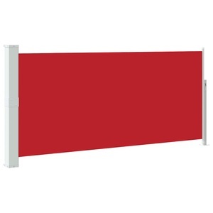 Diverse Hardware, Ausziehbare Seitenmarkise 140 x 300 cm Rot