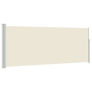 Diverse Hardware, Ausziehbare Seitenmarkise 120 x 300 cm Creme