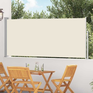 Diverse Hardware, Ausziehbare Seitenmarkise 120 x 300 cm Creme