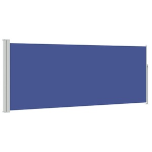 Diverse Hardware, Ausziehbare Seitenmarkise 120 x 300 cm Blau