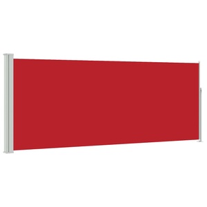 Diverse Hardware, Ausziehbare Seitenmarkise 120 x 300 cm Rot