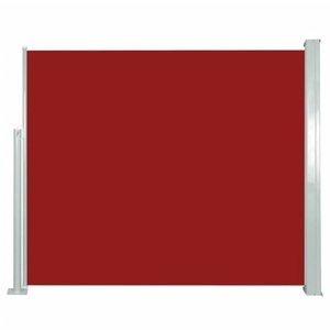 Diverse Hardware, Ausziehbare Seitenmarkise 120 x 300 cm Rot, vidaXL Ausziehbare Seitenmarkise 120x300 cm Rot