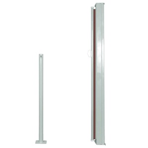 Diverse Hardware, Ausziehbare Seitenmarkise 120 x 300 cm Braun, vidaXL Ausziehbare Seitenmarkise 120x300 cm Braun