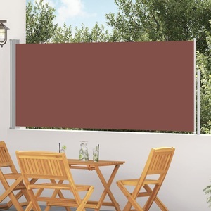 Diverse Hardware, Ausziehbare Seitenmarkise 120 x 300 cm Braun
