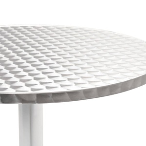Diverse Hardware, Gartentisch Aluminium Rund 60 x 70 cm, 