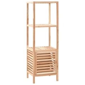 Diverse Hardware, Badezimmerschrank Nussbaumholz Massiv 39,5 x 35,5 x 123 cm, vidaXL Badezimmerschrank Massivholz Walnuss 39,5x35,5x123 cm