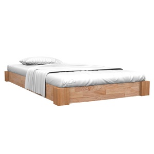 Diverse Hardware, Bettgestell Massivholz Eiche 140 x 200 cm, vidaXL Massivholzbett Eiche 140x200 cm