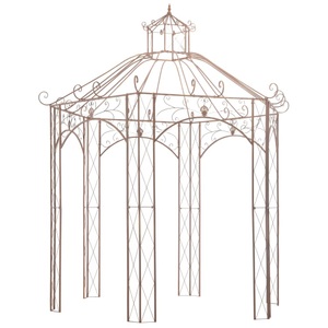 Diverse Hardware, Gartenpavillon Antikbraun 3 m Eisen