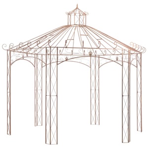 Diverse Hardware, Gartenpavillon Antikbraun 4 m Eisen