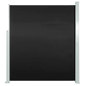 Diverse Hardware, Ausziehbare Seitenmarkise 160 x 500 cm Schwarz, vidaXL Ausziehbare Seitenmarkise 160x500 cm Schwarz