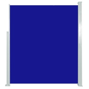 Diverse Hardware, Ausziehbare Seitenmarkise 160 x 500 cm Blau, vidaXL Ausziehbare Seitenmarkise 160x500 cm Blau