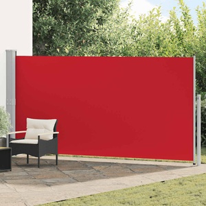 Diverse Hardware, Ausziehbare Seitenmarkise 160 x 500 cm Rot