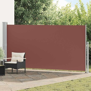 Diverse Hardware, Ausziehbare Seitenmarkise 160 x 500 cm Braun