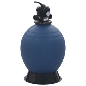 Diverse Hardware, Pool-Sandfilter mit 6-Wege-Ventil Blau 560 mm, vidaXL Pool-Sandfilter mit 6-Wege-Ventil Filterkessel Blau 560 mm