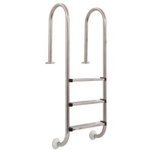 Diverse Hardware, Pool-Leiter 3 Stufen 120 cm Edelstahl, vidaXL Pool-Leiter 3 Stufen 120 cm Edelstahl 304