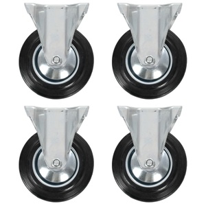 Diverse Hardware, Bockrollen 4 Stk. 160 mm, vidaXL Bockrollen 4 Stk. 160 mm