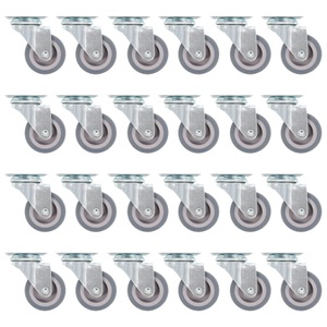 Diverse Hardware, Lenkrollen 24 Stk. 50 mm, vidaXL Lenkrollen 24 Stk. 50 mm
