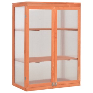 vidaXL, vidaXL Gewächshaus Holz 75x47x109 cm, vidaXL Gewächshaus-Schrank Holz 75x47x109 cm