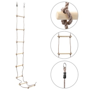 Diverse Hardware, Kinder-Strickleiter 290 cm Holz