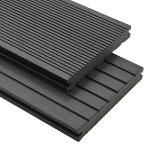 vidaXL, vidaXL WPC Massive Terrassendielen mit Zubehör 10 m² 2,2 m Grau, 