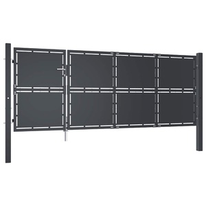 Diverse Hardware, Gartentor Stahl 350 x 125 cm Anthrazit, vidaXL Gartentor Stahl 350 x 125 cm Anthrazit
