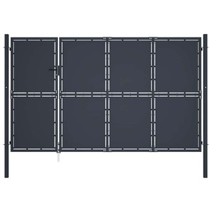 Diverse Hardware, Gartentor Stahl 350 x 200 cm Anthrazit, vidaXL Gartentor Stahl 350 x 200 cm Anthrazit