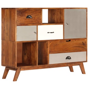 Diverse Hardware, Sideboard 115 x 35 x 86 cm Akazienholz Massiv