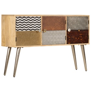 Diverse Hardware, Sideboard 120 x 30 x 75 cm Massivholz Mango