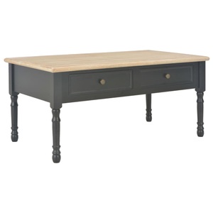 vidaXL, vidaXL Couchtisch Schwarz 100×55×45 cm Holz, 