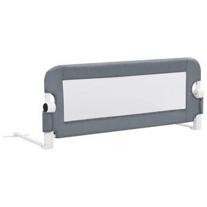 Diverse Hardware, Kleinkind-Bettschutzgitter Grau 102x42 cm Polyester, vidaXL Kleinkind-Bettschutzgitter Grau 102x42 cm Polyester