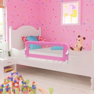 Diverse Hardware, Kleinkind-Bettschutzgitter Rosa 120x42 cm Polyester, vidaXL Kleinkind-Bettschutzgitter Rosa 120x42 cm Polyester