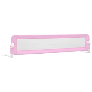 Diverse Hardware, Kleinkind-Bettschutzgitter Rosa 180x42 cm Polyester, vidaXL Kleinkind-Bettschutzgitter Rosa 180x42 cm Polyester