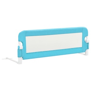 Diverse Hardware, Kleinkind-Bettschutzgitter Blau 120x42 cm Polyester, vidaXL Kleinkind-Bettschutzgitter Blau 120x42 cm Polyester