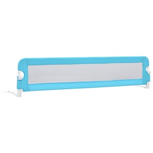 Diverse Hardware, Kleinkind-Bettschutzgitter Blau 180x42 cm Polyester, vidaXL Kleinkind-Bettschutzgitter Blau 180x42 cm Polyester