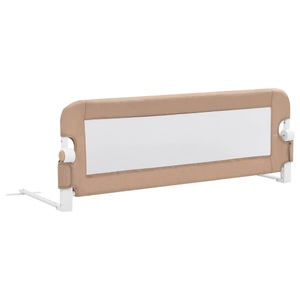 Diverse Hardware, Kleinkind-Bettschutzgitter Taupe 120x42 cm Polyester, vidaXL Kleinkind-Bettschutzgitter Taupe 120x42 cm Polyester