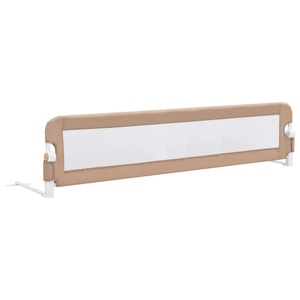 Diverse Hardware, Kleinkind-Bettschutzgitter Taupe 180x42 cm Polyester, vidaXL Kleinkind-Bettschutzgitter Taupe 180x42 cm Polyester